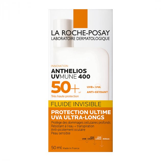 Флюїд для обличчя La Roche-Posay Антеліос UVA 400 сонцезахисний SPF50+ 50мл