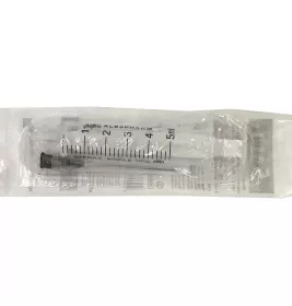 *Шприц 2-х комп. с 1-й иглой 22G (0,7х40мм) 5мл №1 Alexpharm
