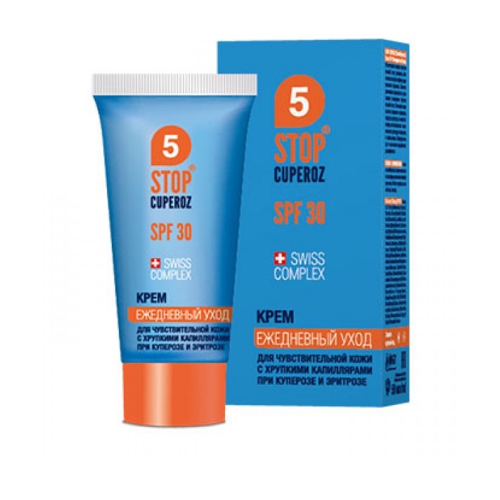 Крем Stop Cuperoz Ежедневный для лица SPF 30 50 мл Крем Stop Cuperoz Ежедневный для лица SPF 30 50 мл
