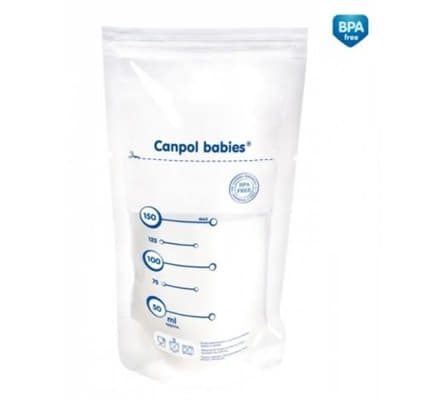 *Пакеты Canpol для хранения грудного молока