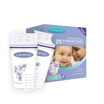 Пакети Lansinoh для для зберігання та заморожування грудного молока 25 мл