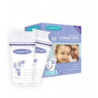 Пакети Lansinoh для зберігання та заморожування грудного молока 50 мл
