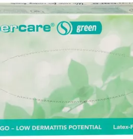 *Перчатки Sempercare мед.нитрил.нестерил.б/пудр.р.6-7 Green зелен.(100 пар)