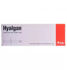 Гіалган розчин для ін'єкцій 20 мг/2 мл по 2 мл у флаконі 1 шт.