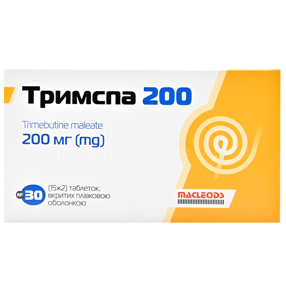 Тримспа таблетки по 200 мг 30 шт. Тримспа таблетки по 200 мг 30 шт.