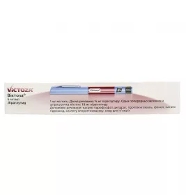 Віктоза розчин для ін'єкцій 6 мг/мл по 3 мл у шприц-ручках 2 шт.