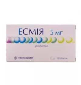 Эсмия таблетки по 5 мг 28 шт. (14х2)