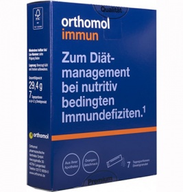 Orthomol Immun Directgranulat Orange - Апельсин гранули прямої дії (відновлення імунної системи) 7 днів