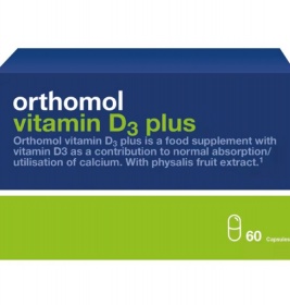 Витамины Ортомол Vitamin D3 Plus new капс.№60 (для костного скелета и структуры костей)