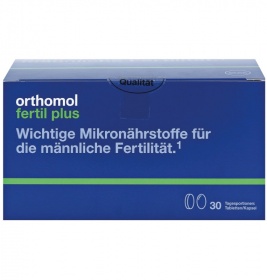Orthomol Fertil plus капсули (вітаміни для чоловіків в період планування вагітності) 30 днів