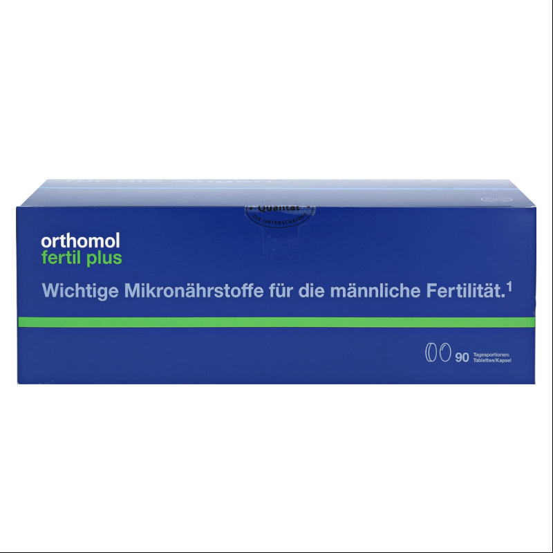 Orthomol Fertil plus капсули (вітаміни для чоловіків в період планування вагітності) 90 днів