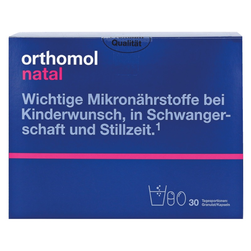 Orthomol Natal гранули (вітаміни для мами та малюка) 30 днів