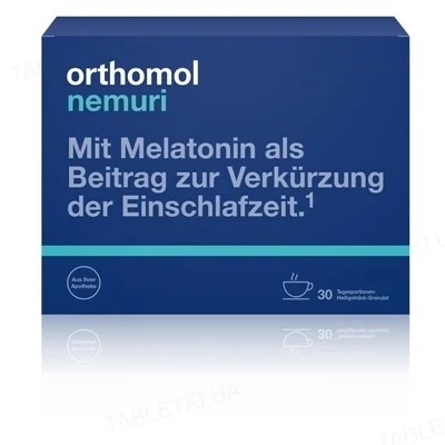Витамины Ортомол Nemuri 30дней (для здорового сна)