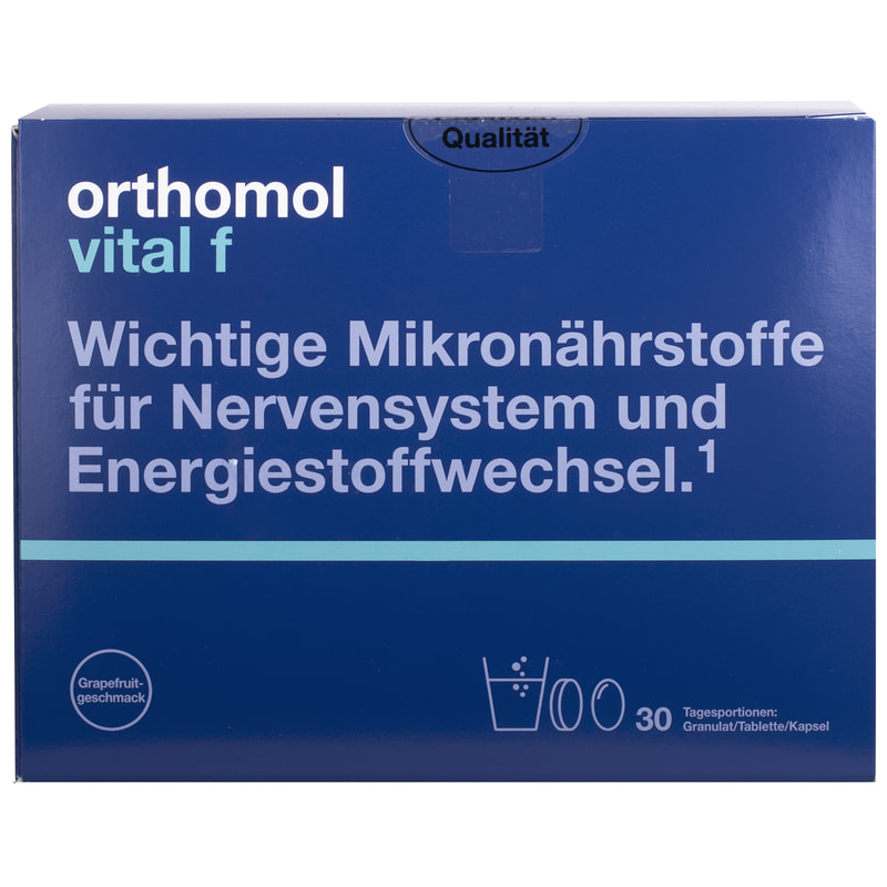 Витамины Ортомол Vital F гран.30дней Грейпфрут (для женщин)
