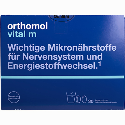 Витамины Ортомол Vital M гран.30дней Грейпфрут (для мужчин)