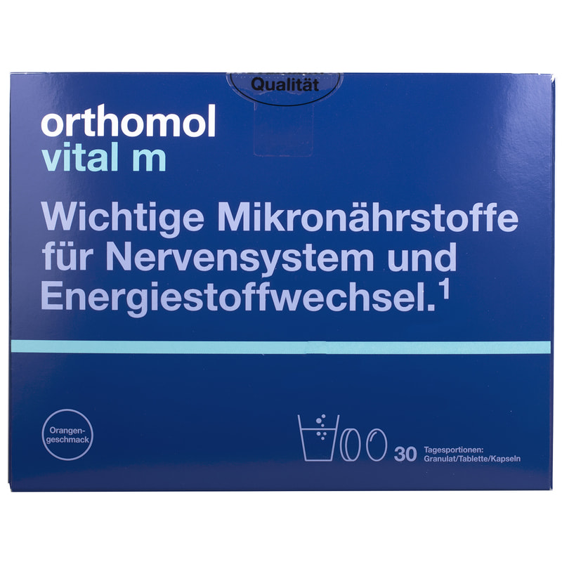 Orthomol Vital M гранули Апельсин (для чоловіків) 30 днів