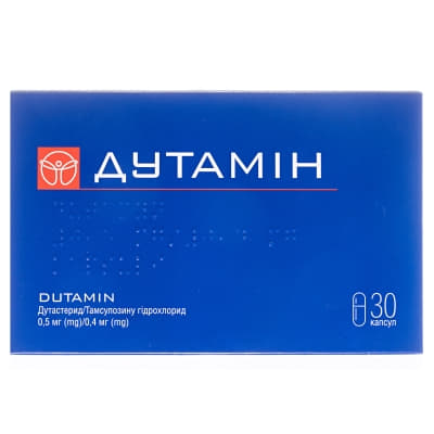 Дутамін капсули по 0,5 мг/0,4 мг 30 шт. (6х5)