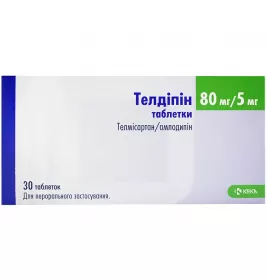 Телдипин таблетки по 80 мг/5 мг 30 шт.