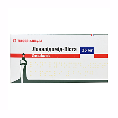 Леналідомід-Віста капсули тв. по 25 мг №21 (7х3)