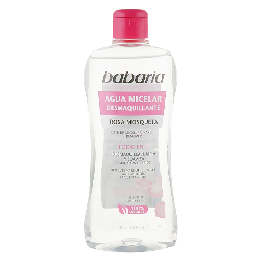 *Міцелярна вода Babaria для зняття макіяжу з шипшиною 400мл