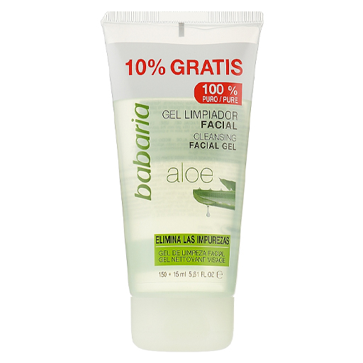 *Гель Babaria очищувальний для обличчя з Алоє Вера 165мл