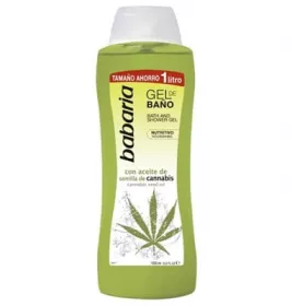 *Гель Babaria для душу та ванни з олією насіння канабісу 1л
