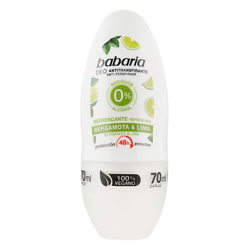 *Дезодорант антиперспірант Babaria бергамот та лайм 70мл