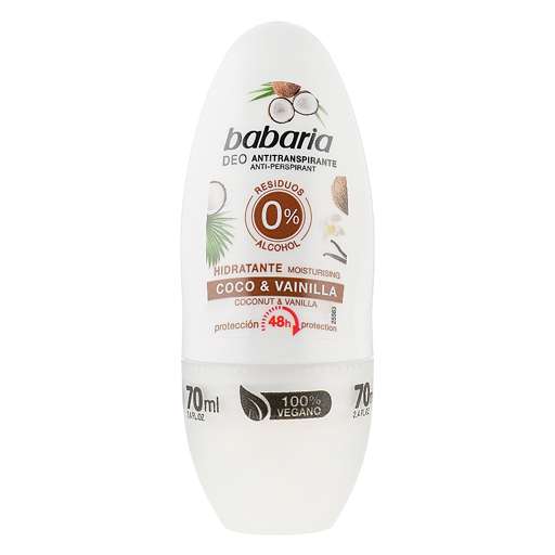 *Дезодорант антиперспірант Babaria кокос та ваніль 70мл