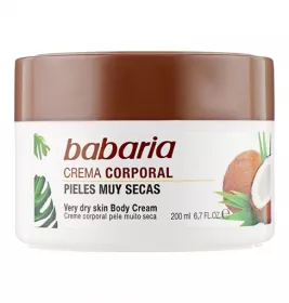 *Крем Babaria для тіла для дуже сухої шкіри з кокосовою олією 200мл