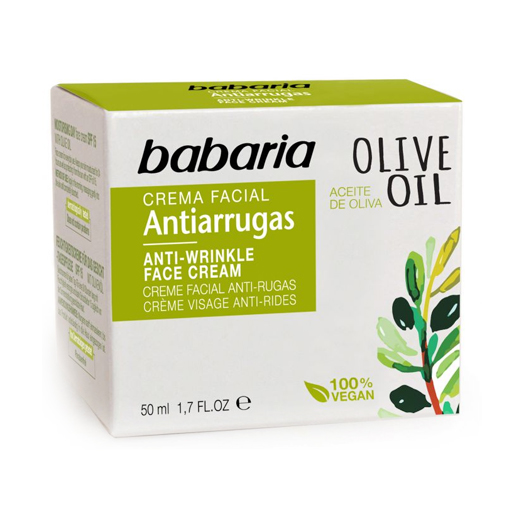 *Крем Babaria проти зморшок з олією оливи 50мл