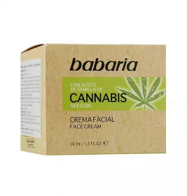 *Крем Babaria для обличчя з олією насіння канабісу 50мл