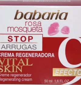 *Крем Babaria для регенерації шкіри 9 ефектів з шипшиною 50мл