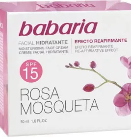 *Крем Babaria увлажняющий с шиповником SPF 15