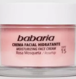 *Крем Babaria увлажняющий с шиповником SPF 15