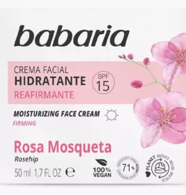 *Крем Babaria увлажняющий с шиповником SPF 15