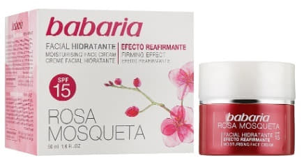 *Крем Babaria зволожувальний з шипшиною SPF 15 50мл
