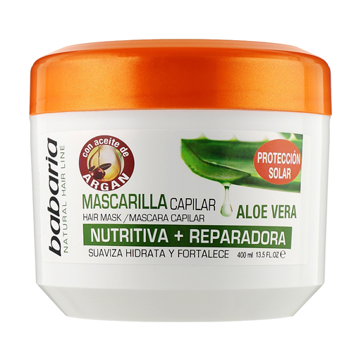*Маска Babaria для волосся з Алоє Вера 400мл