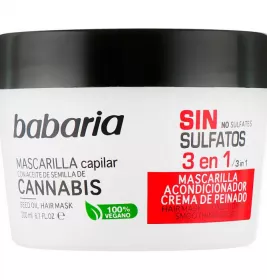 *Маска Babaria для волосся з олією насіння канабісу 3 в 1 200мл
