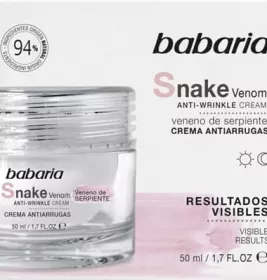 *Крем Babaria против морщин с змеиным ядом