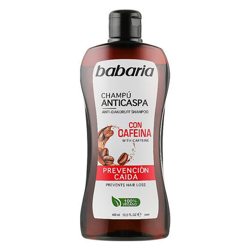 *Шампунь Babaria проти лупи з кофеїном 400мл