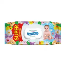 Серветки волог.Super Fresh д/діт мам №120