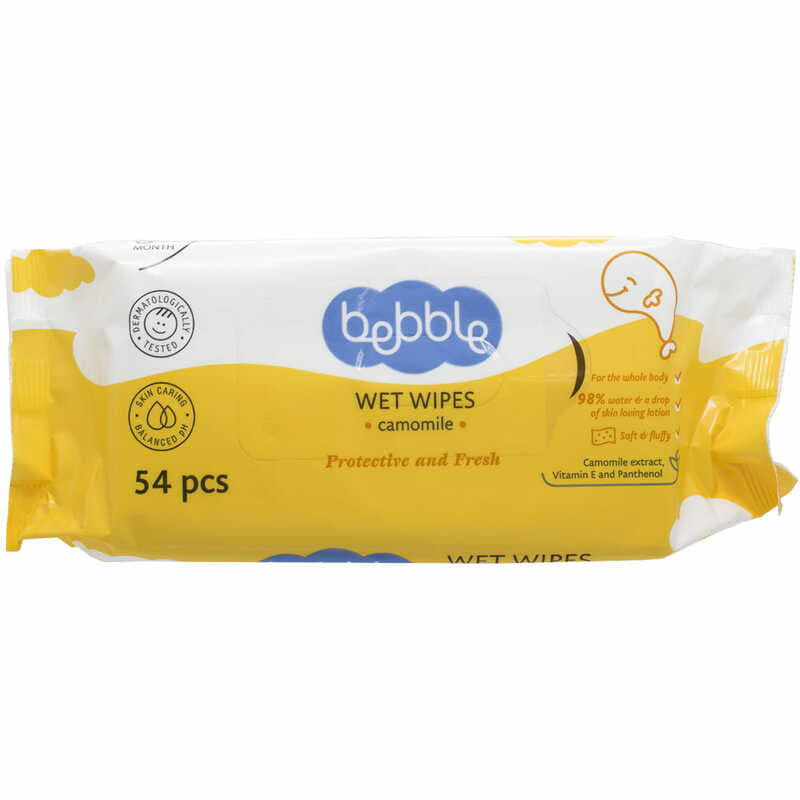 *Салфетки Bebble Детские влажные с экстрактом ромашки №54 Софарма *Салфетки Bebble Детские влажные с экстрактом ромашки №54 Софарма