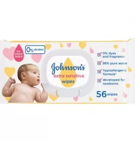 *Салфетки влажные Jonsons Экстра нежные №56