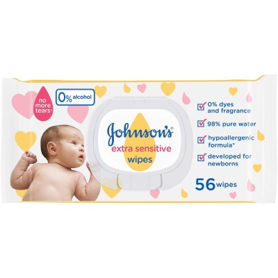 *Серветки вологі Jonsons Екстра ніжні №56
