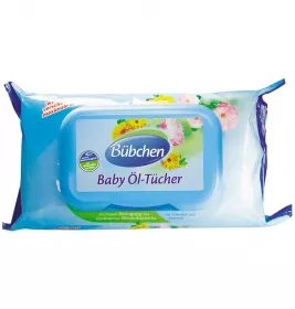 *Серветки вологі Bubchen промаслені №72
