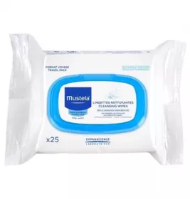 Серветки вологі Mustela для обличчя очищаючі №25