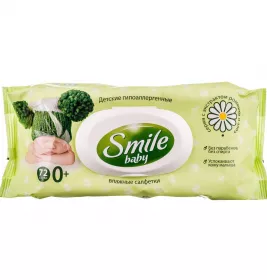 Салфетки Smille Baby Алоэ+ромашка №72