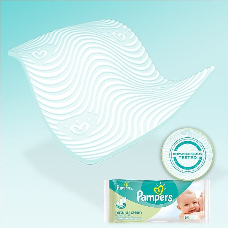 *Салфетки влажные Pampers Clean&Play №64