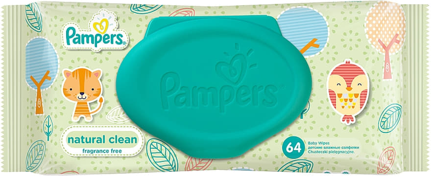 *Салфетки влажные Pampers Clean&Play №64