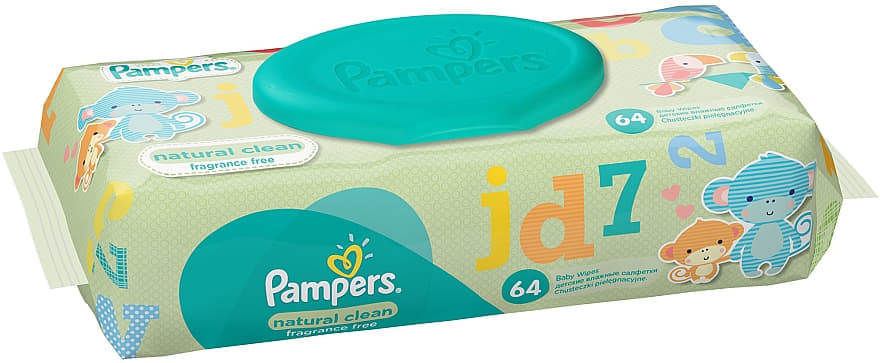 *Салфетки влажные Pampers Clean&Play №64